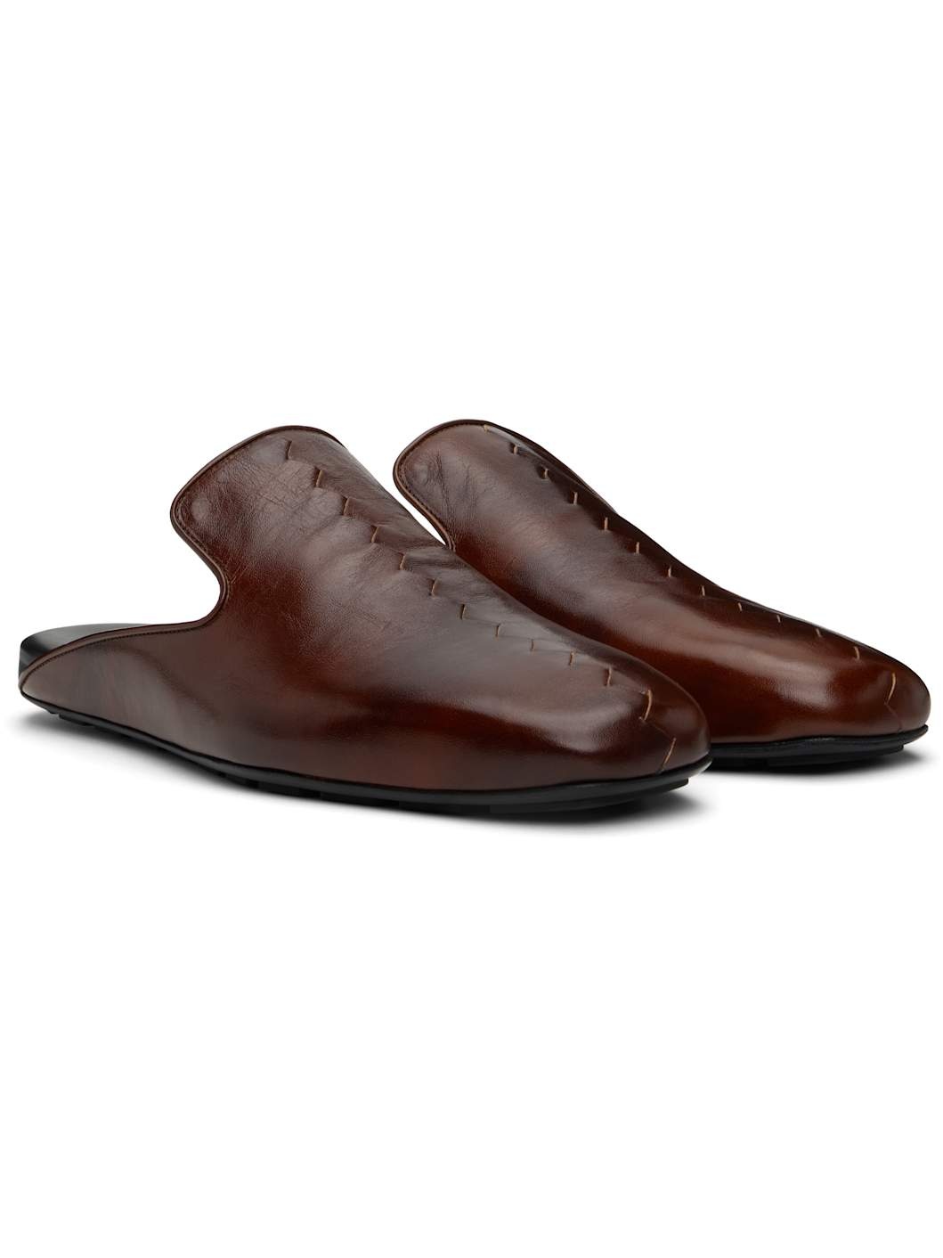 Brown Roma Slippers - 4