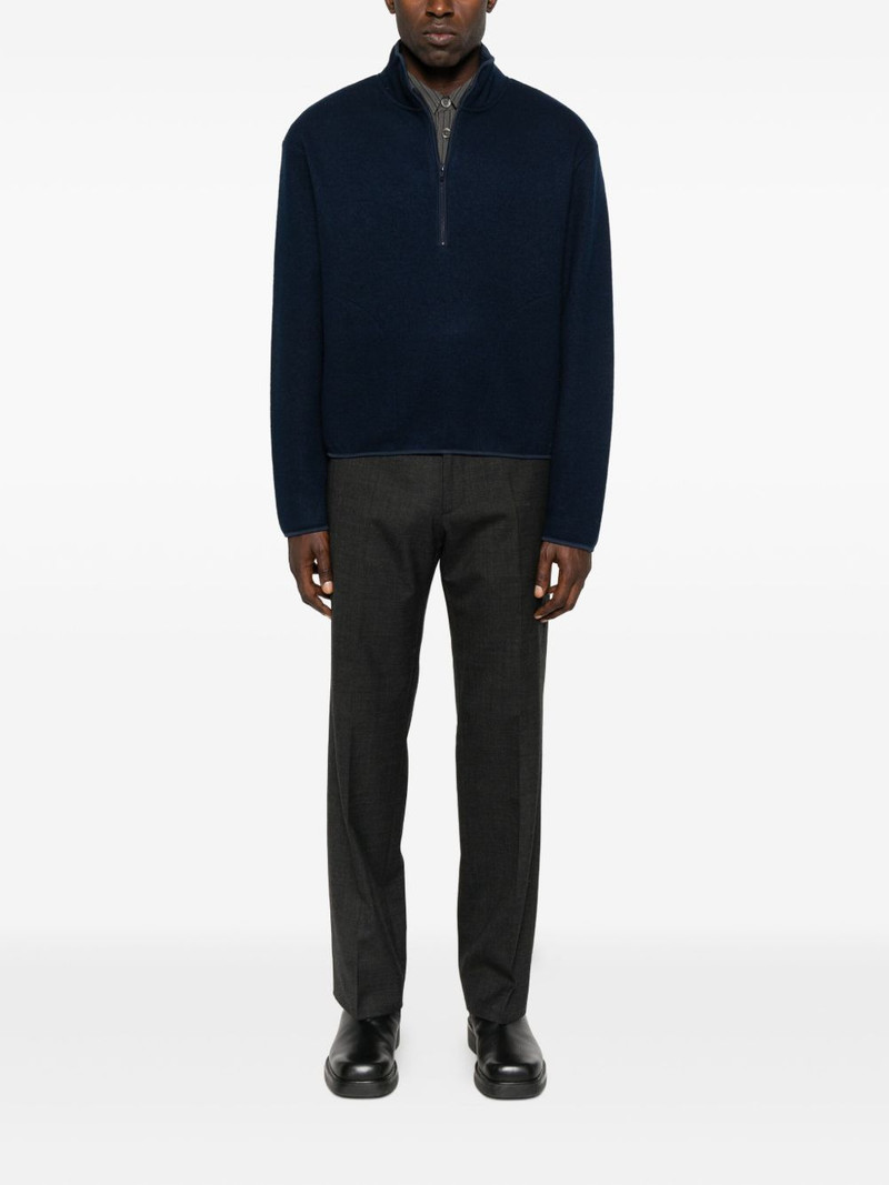 SUNFLOWER high-neck half-zip sweater outlook