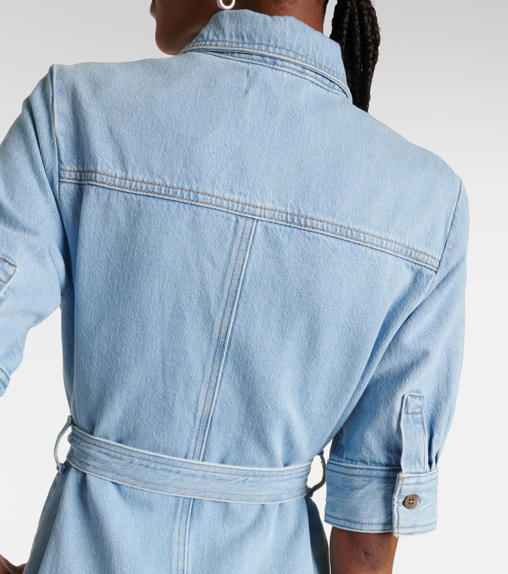 Denim shirt dress - 6