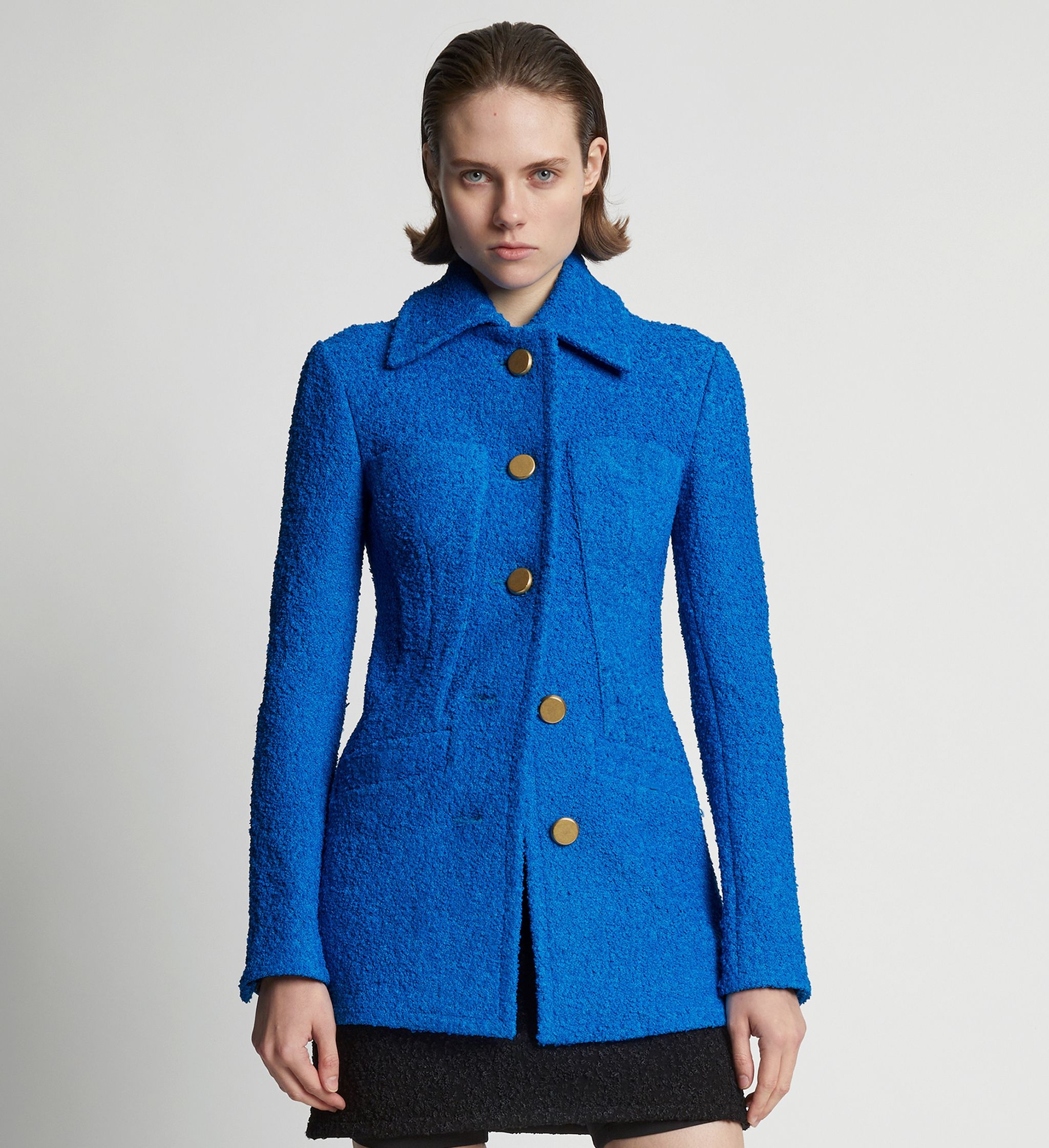 Stretch Boucle Blazer - 2