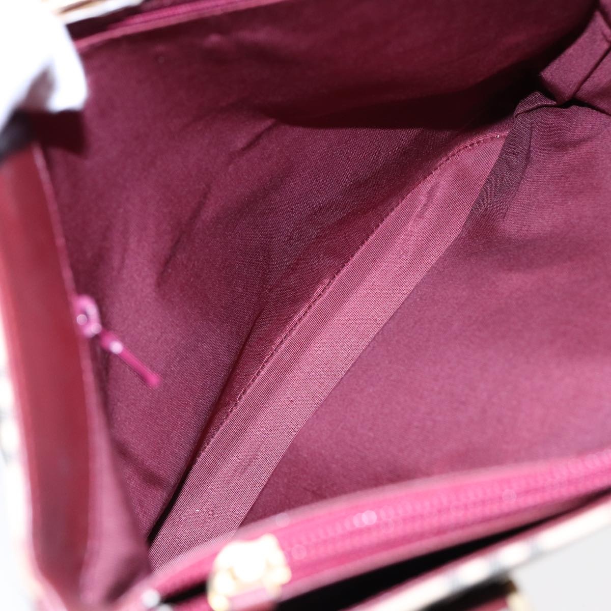 Burberry Nova Check Tote Bag Canvas Leather Beige Bordeaux - 11