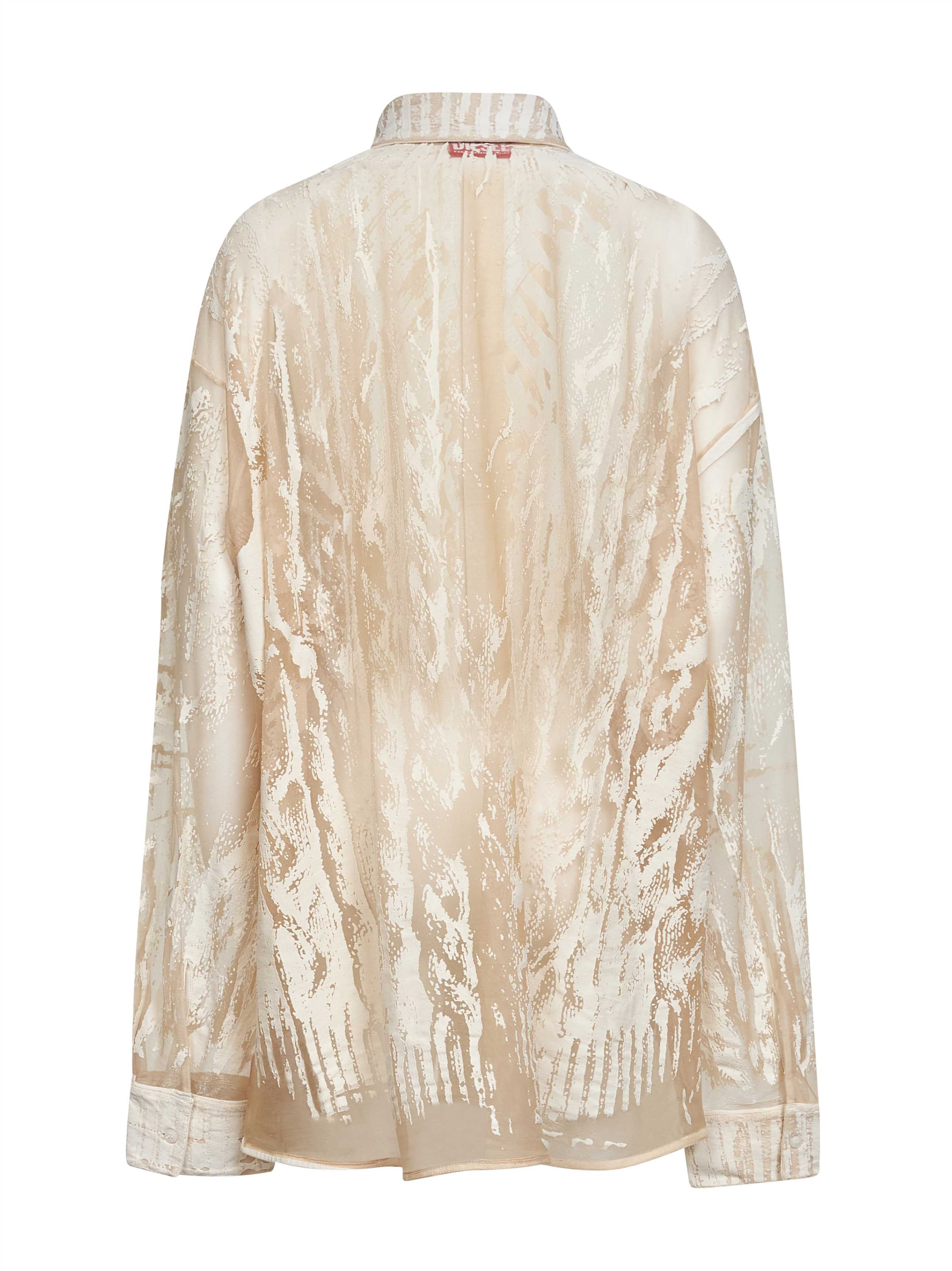 C-Overy-Qmbr printed sheer shirt - 2