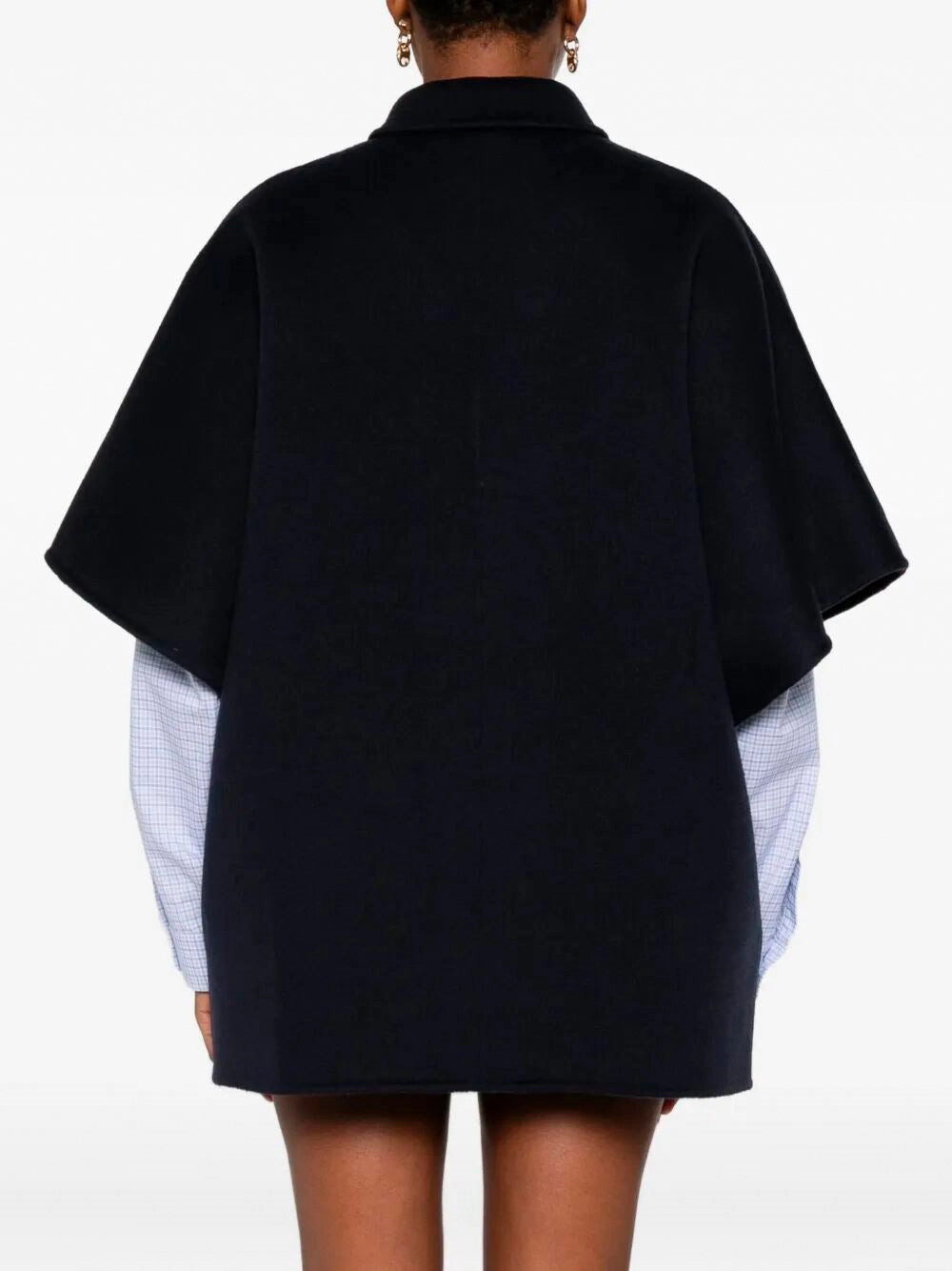 Gucci Women Reversible `Gg` Silk Wool Coat - 5