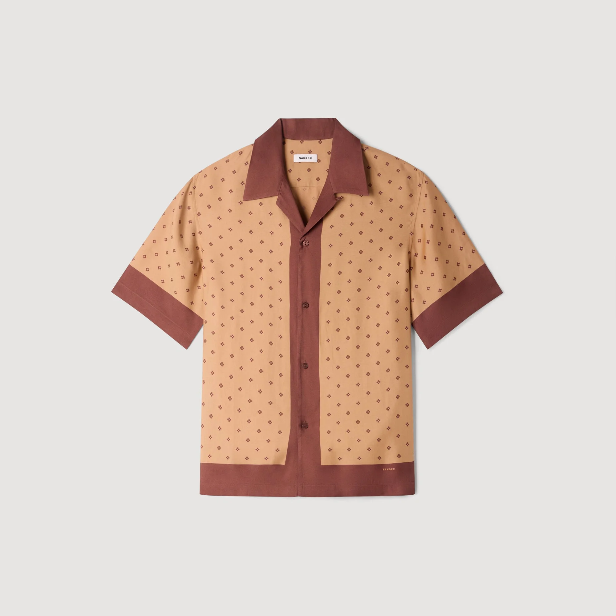 MICRO CROSS MOTIF SHIRT - 1