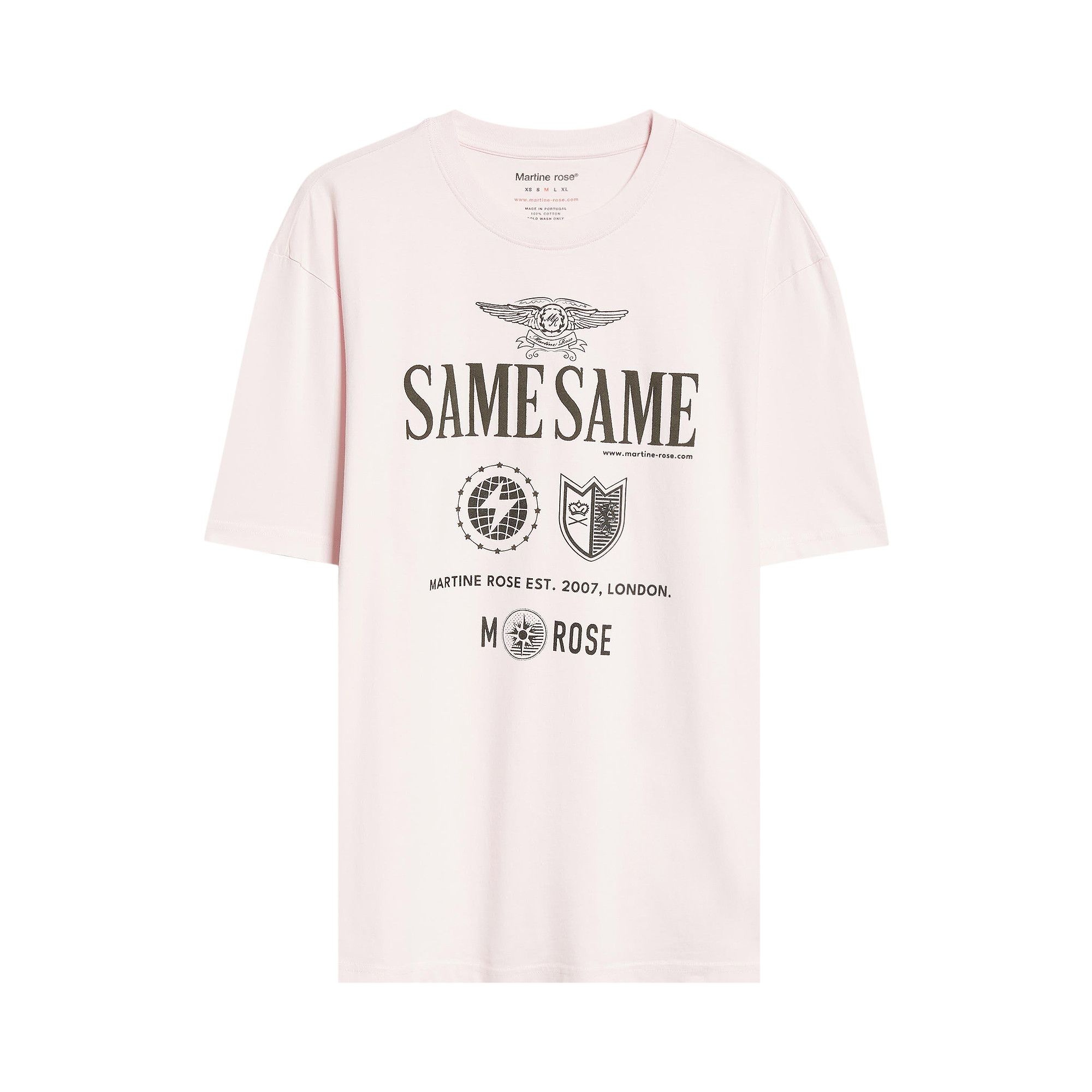 Martine Rose Classic T-Shirt 'Pale Pink' - 1