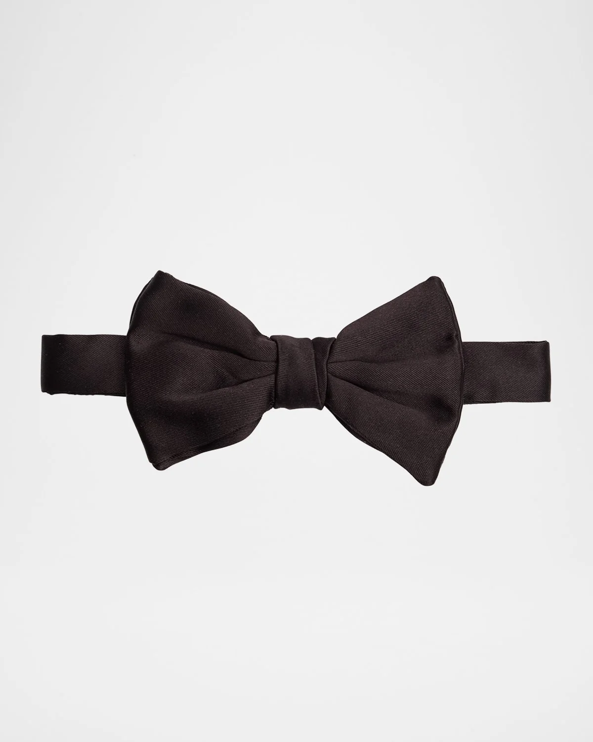 Men's Pre-Tied Silk Twill Bow Tie - 1