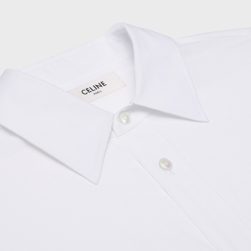 painter shirt dress in cotton batiste 3