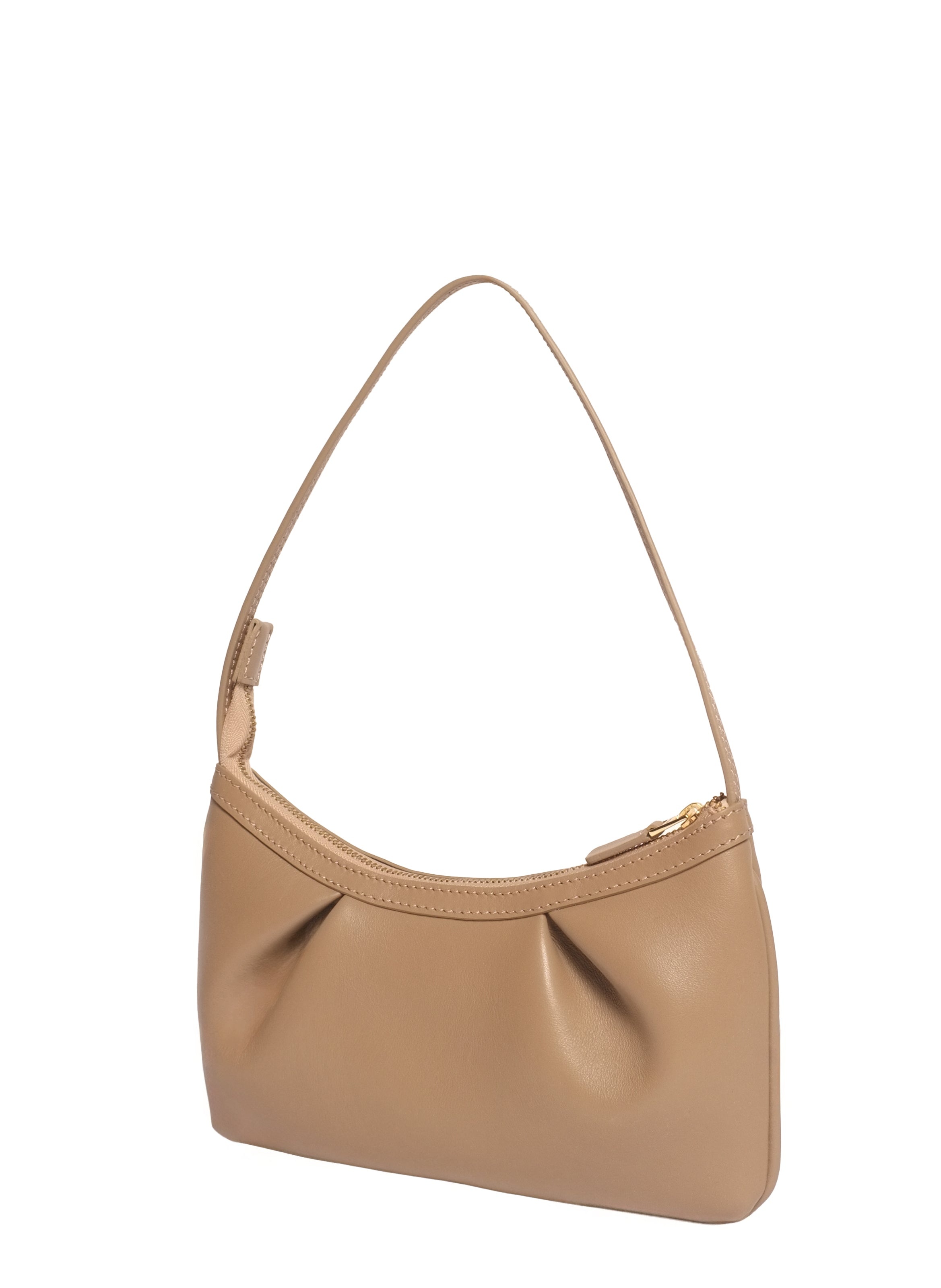 Dimple Pochette Leather Taupe - 3