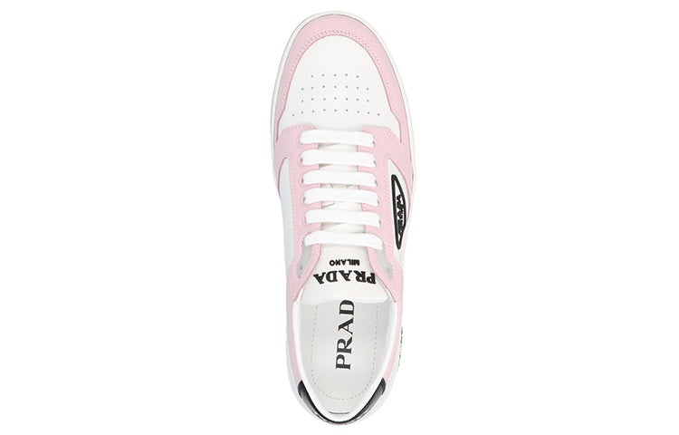 (WMNS) PRADA District Perforated Leather Sneakers 'White Alabaster Pink ' 1E790M_3LJ6_F0D8U_F_030 - 2