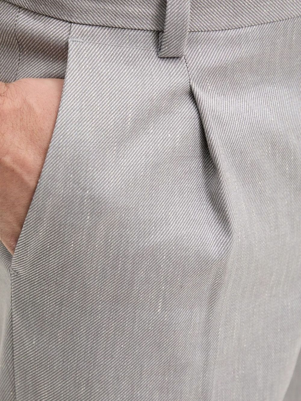 pleated regular trousers - 3