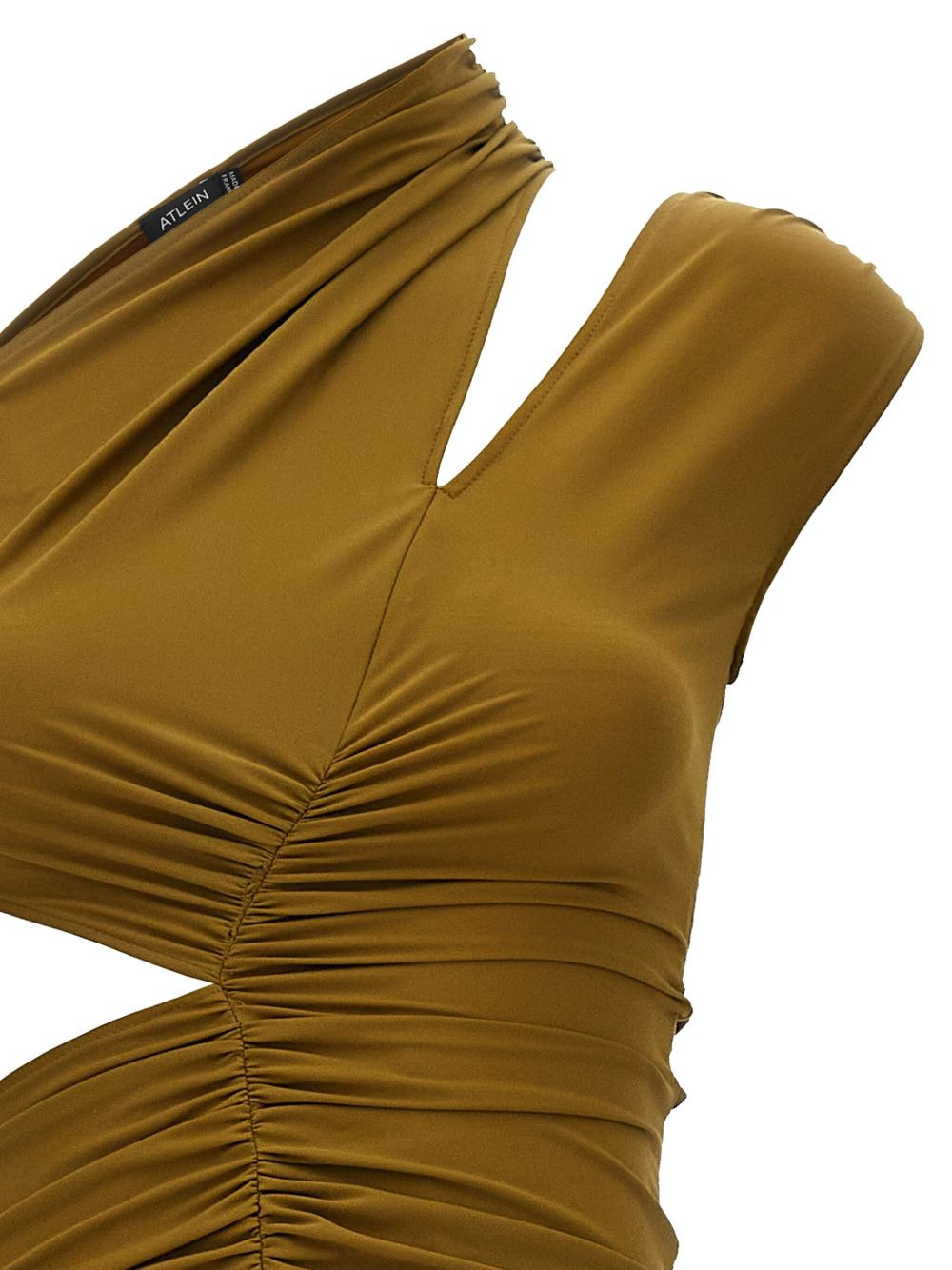 cut-out draped maxi dress - 3