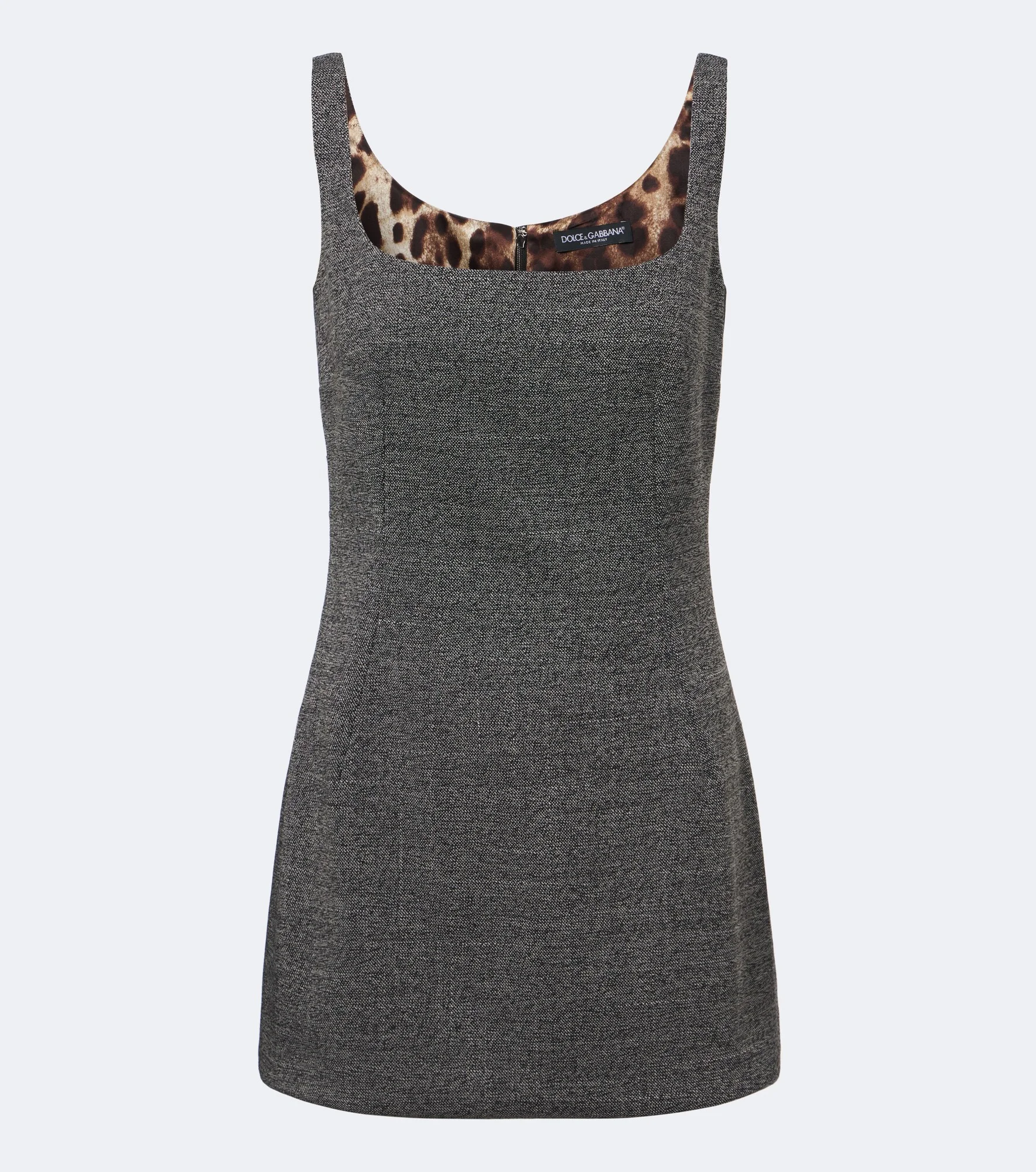 Wool tweed minidress - 1