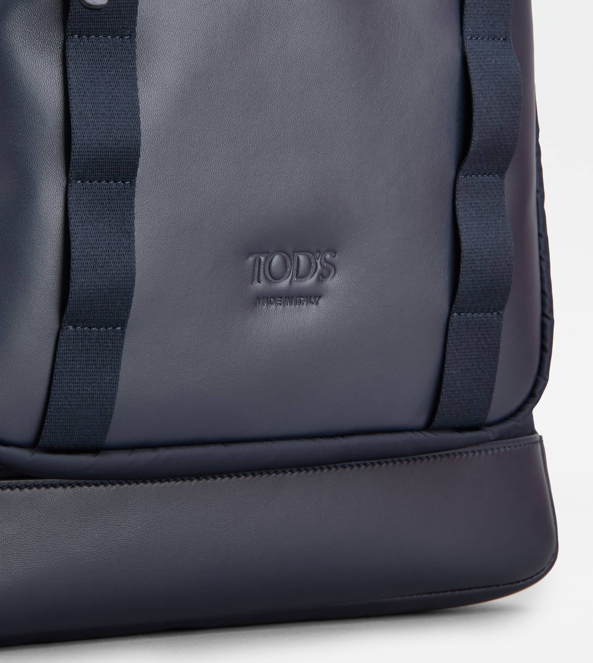 TOD'S DI FOLIO IN LEATHER SMALL - BLUE - 5