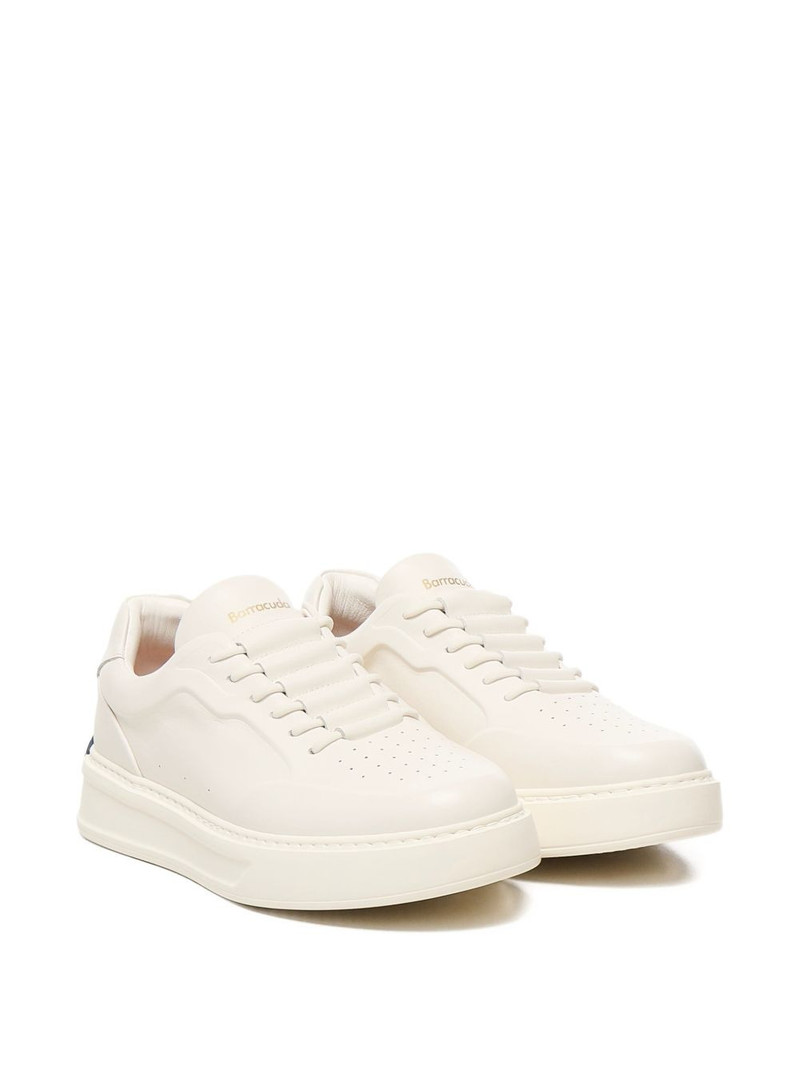 Baracuta leather lace-up sneakers outlook