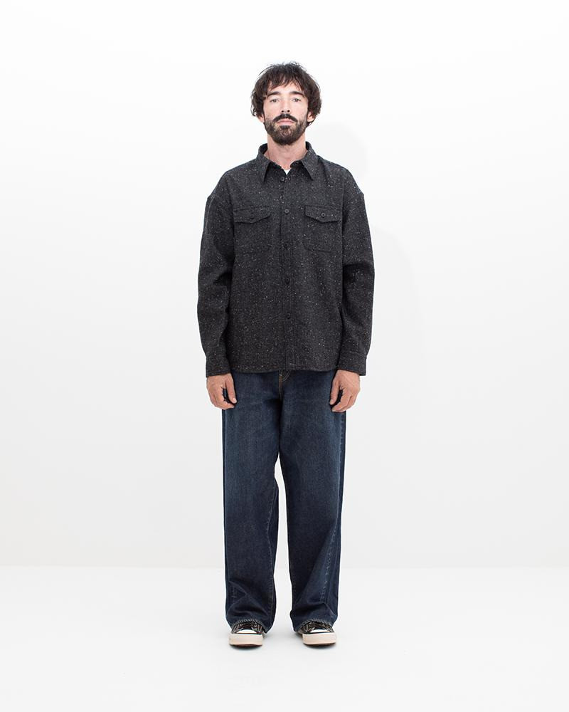 visvim LUMBER TWEED L/S BLACK outlook
