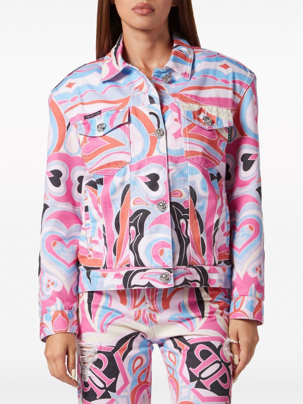 Circus cotton denim jacket - 3