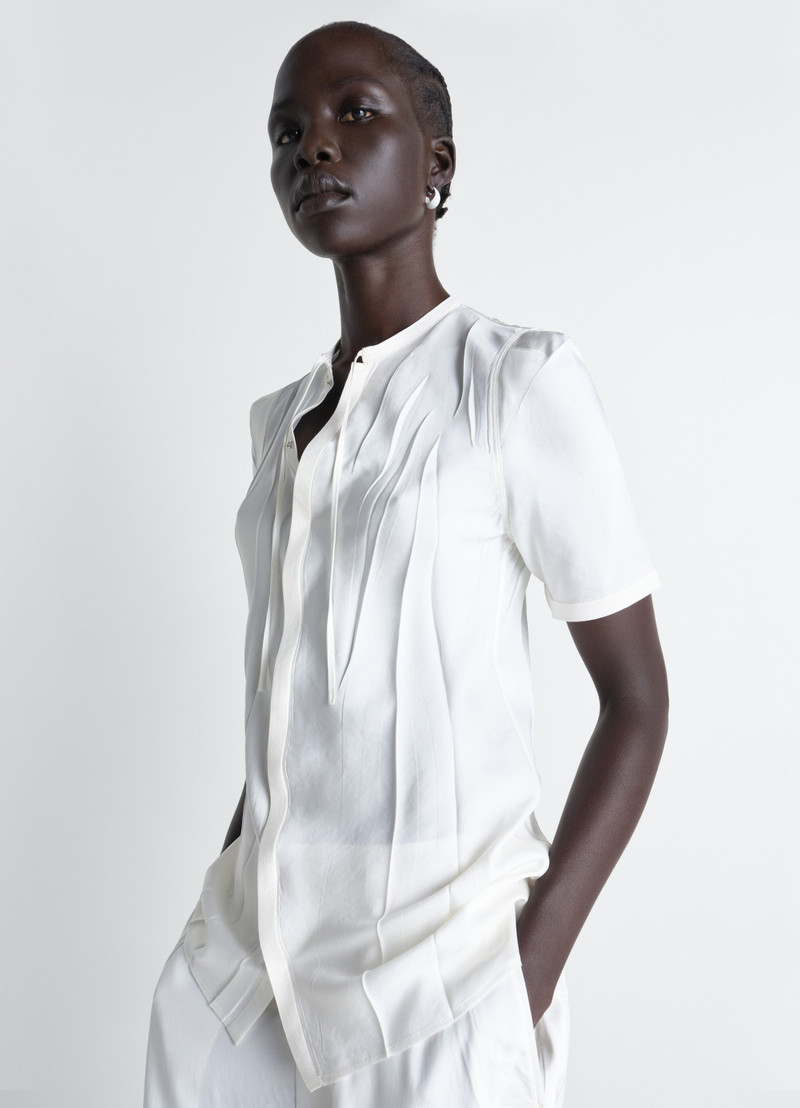 Lemaire CREASED FITTED SHIRT IN POLY VISCOSE TWILL outlook