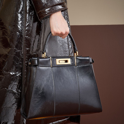 FENDI Black leather bag outlook