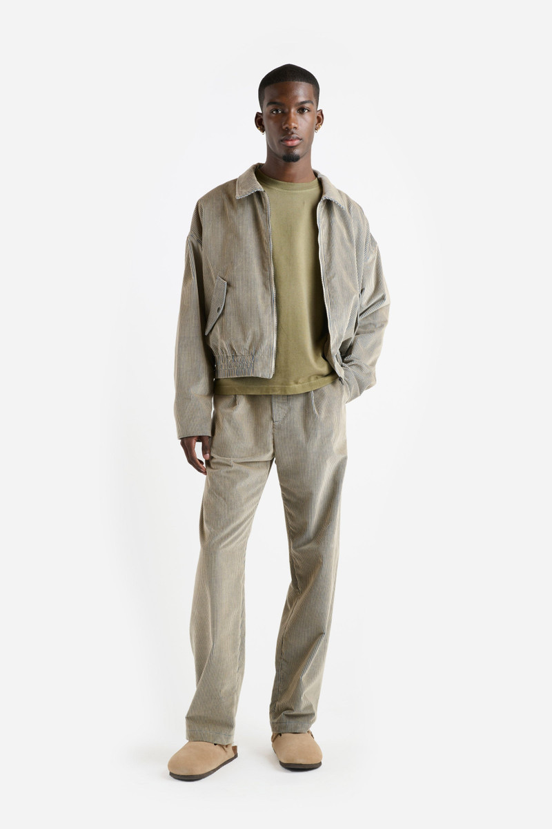 The Elder Statesman WALE CORD PLEATED TROUSER outlook