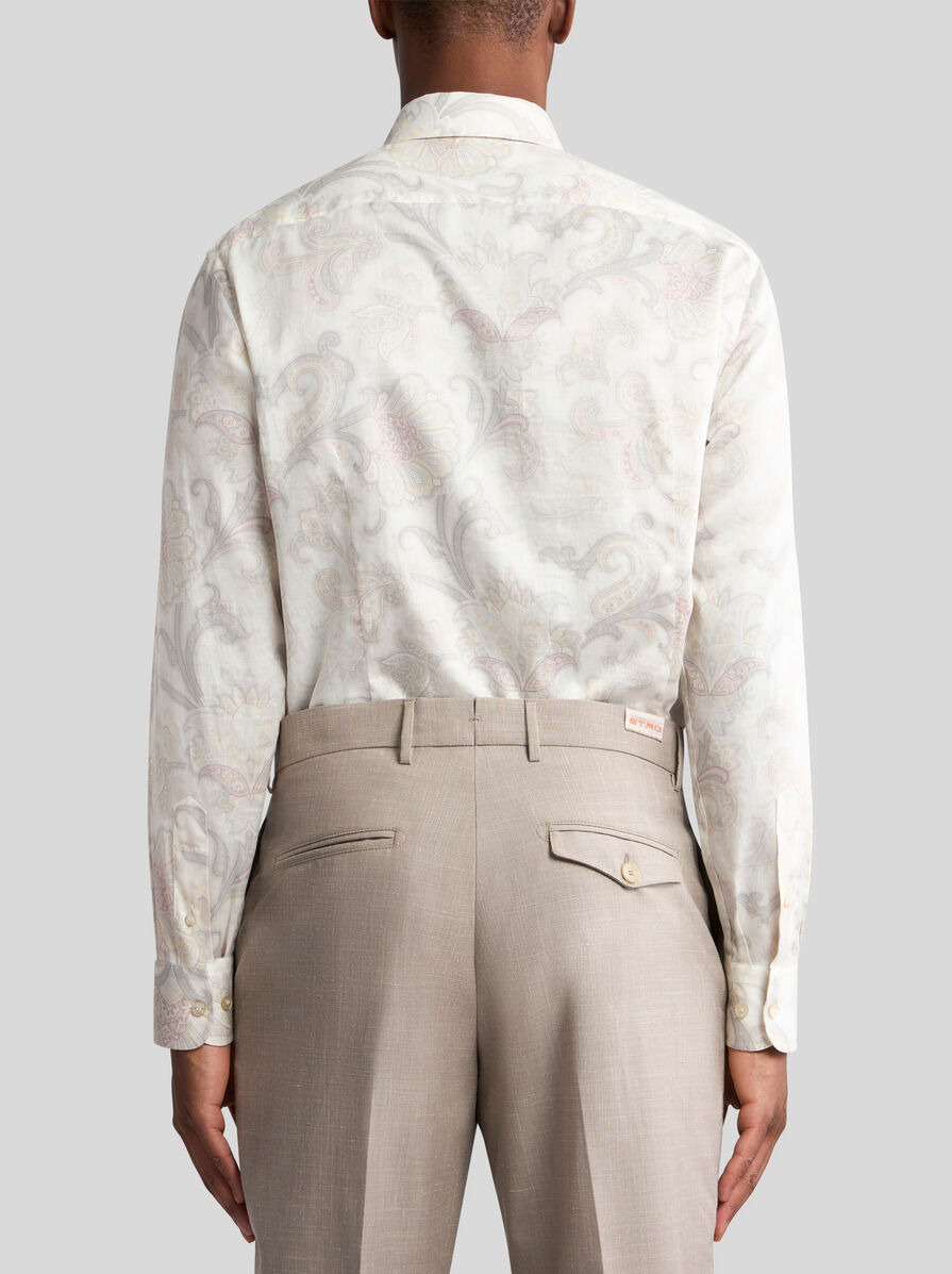 MAXI FLOWER PAISLEY SHIRT - 4