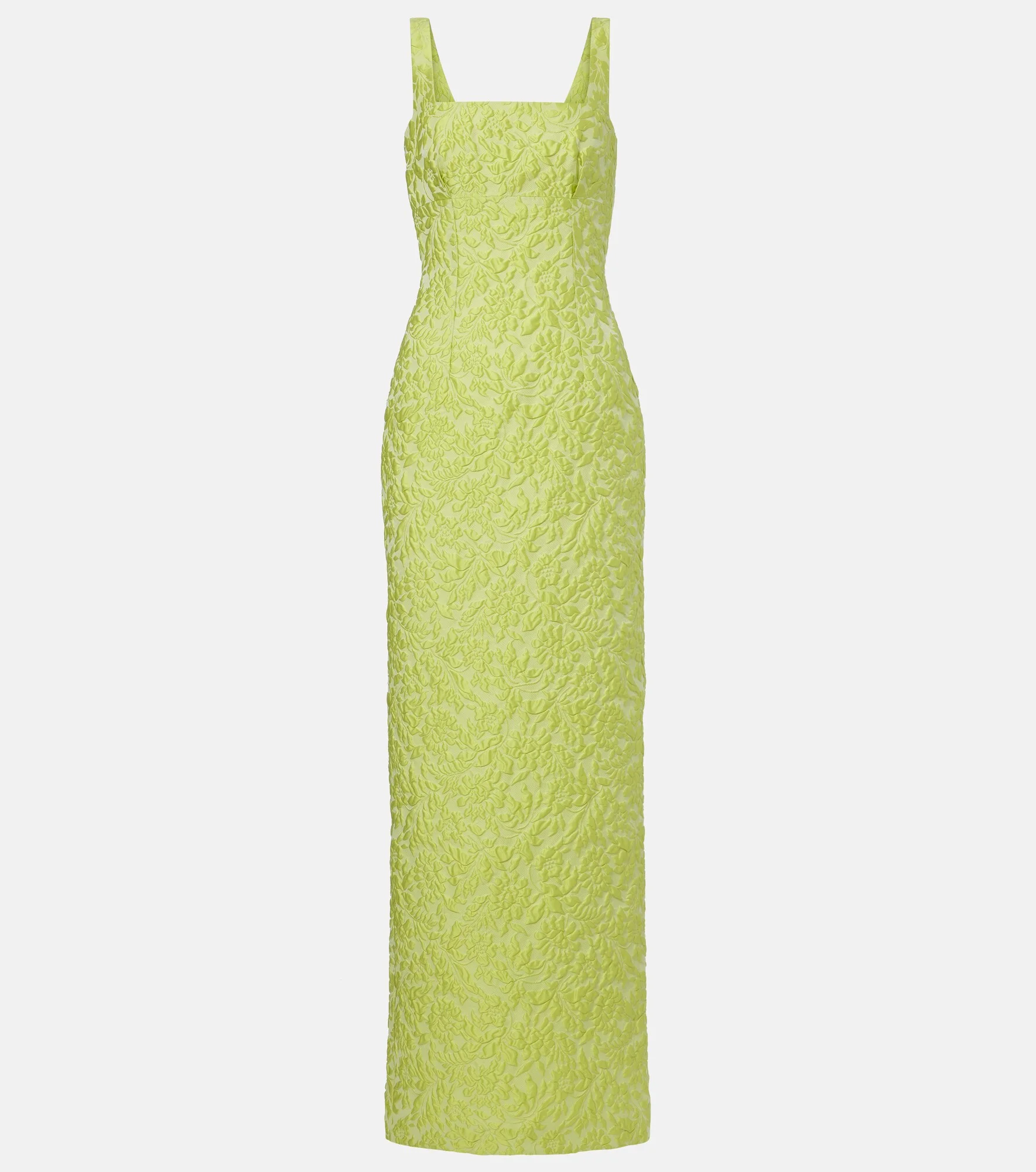 Micheline floral cloqué gown - 1