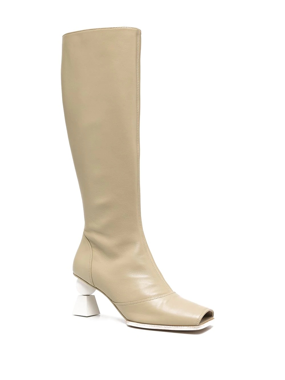 Olive knee boots - 2