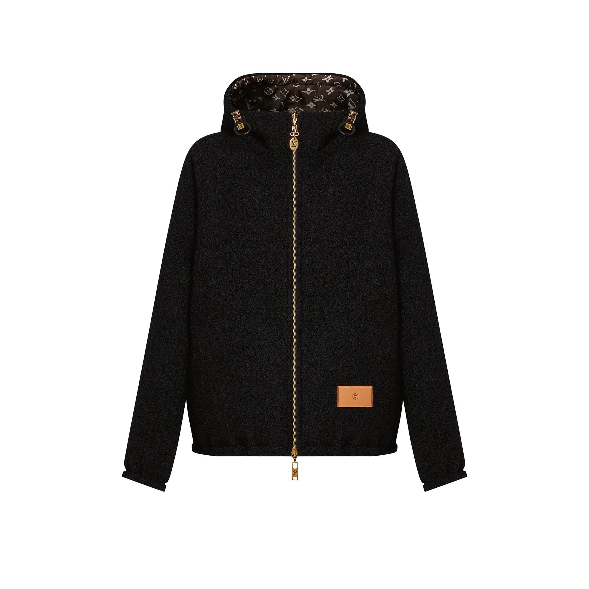 Reversible Bouclé Wool Parka - 1