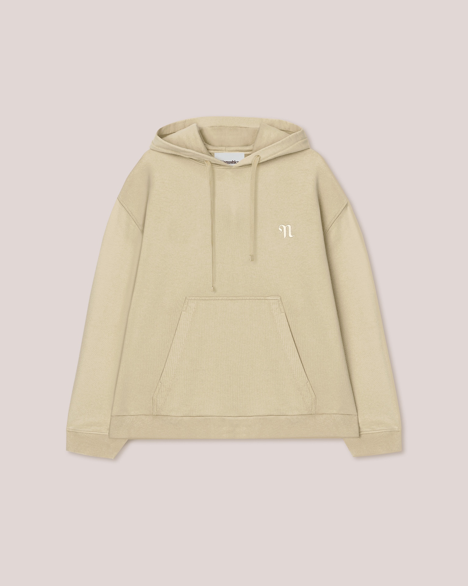 EVER - Organic cotton logo hoodie - Shell - 1