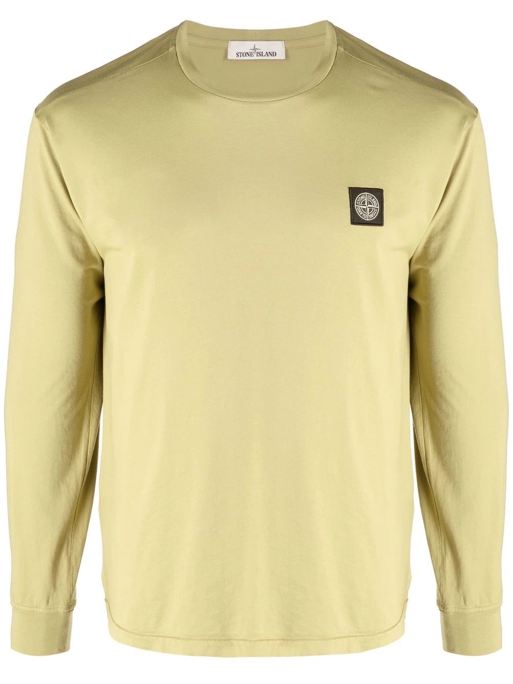 logo-patch long-sleeve top - 1