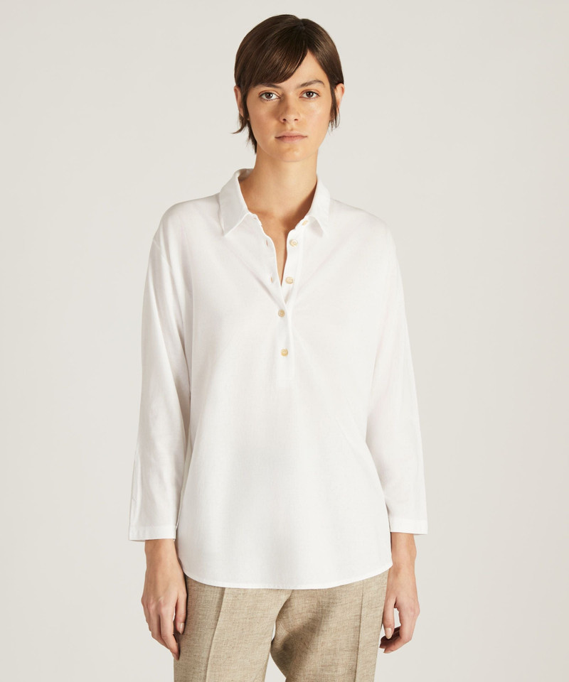 SLOWEAR Regular fit polo shirt in organic IceCotton outlook