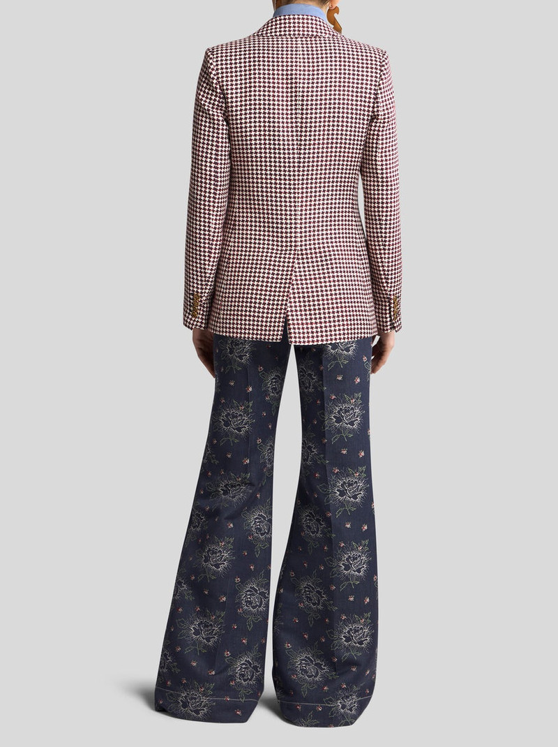 DOUBLE-BREASTED HOUNDSTOOTH JACKET 5