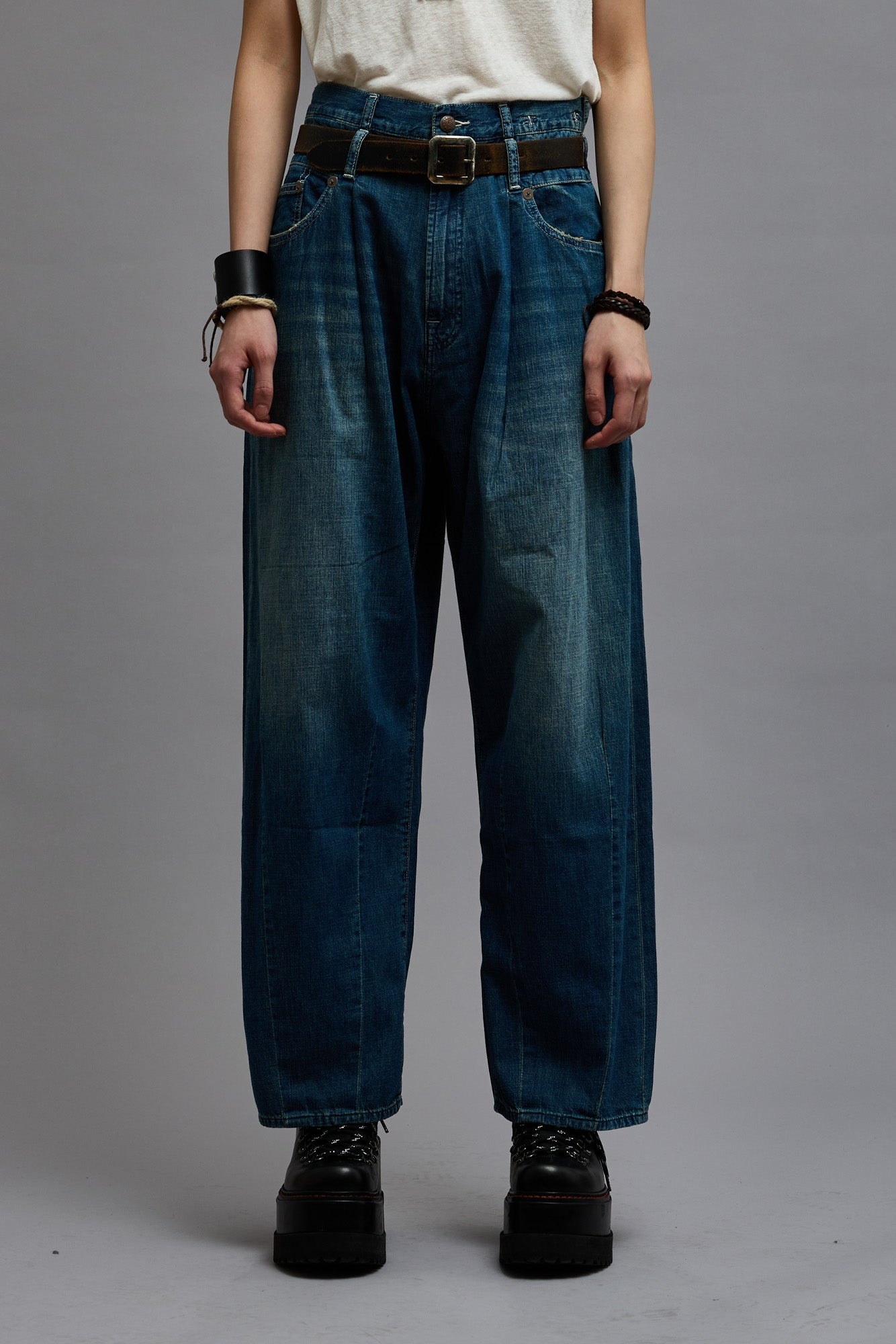 DOUBLE LOOP VENTI JEAN - WINDSOR BLUE - 1