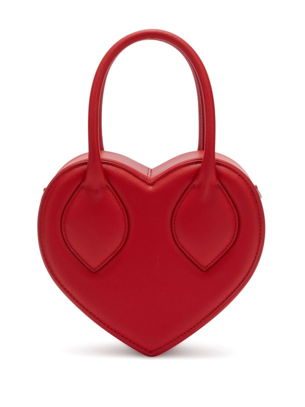 Heart leather tote bag - 2