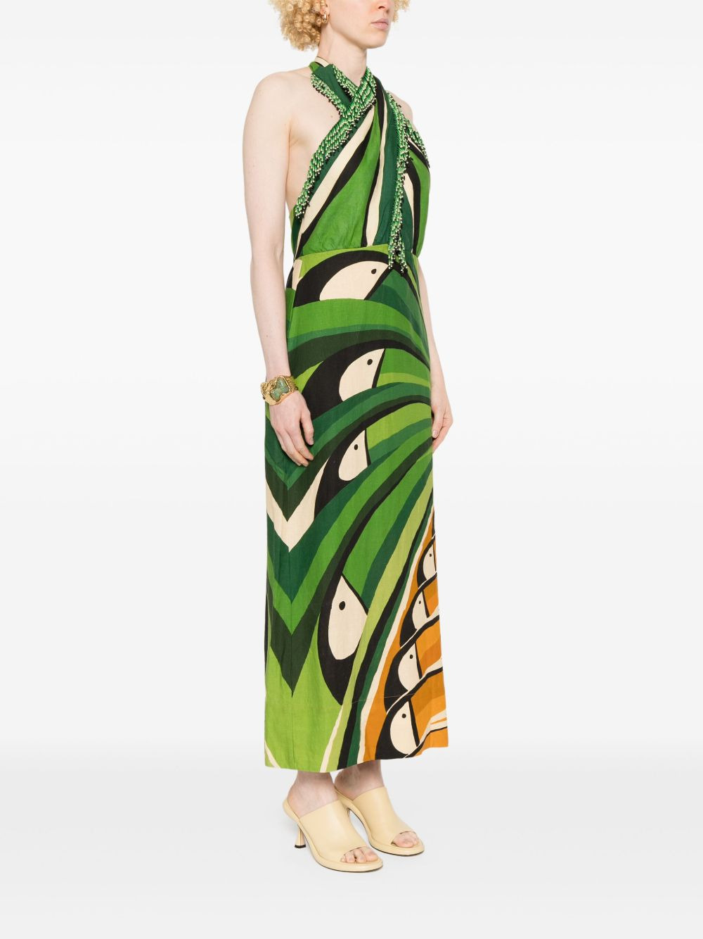 Toucan Tree maxi dress - 3