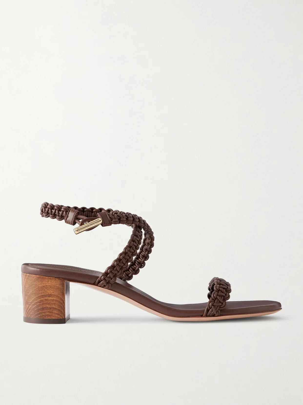 45 Braided Leather Sandals - 1