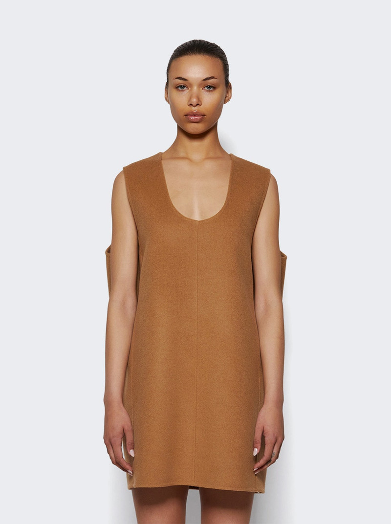 KHAITE Nyona Dress Camel outlook