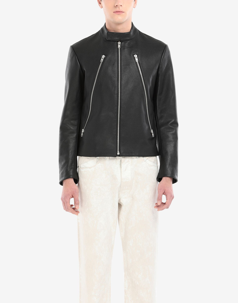 Leather sports jacket 5