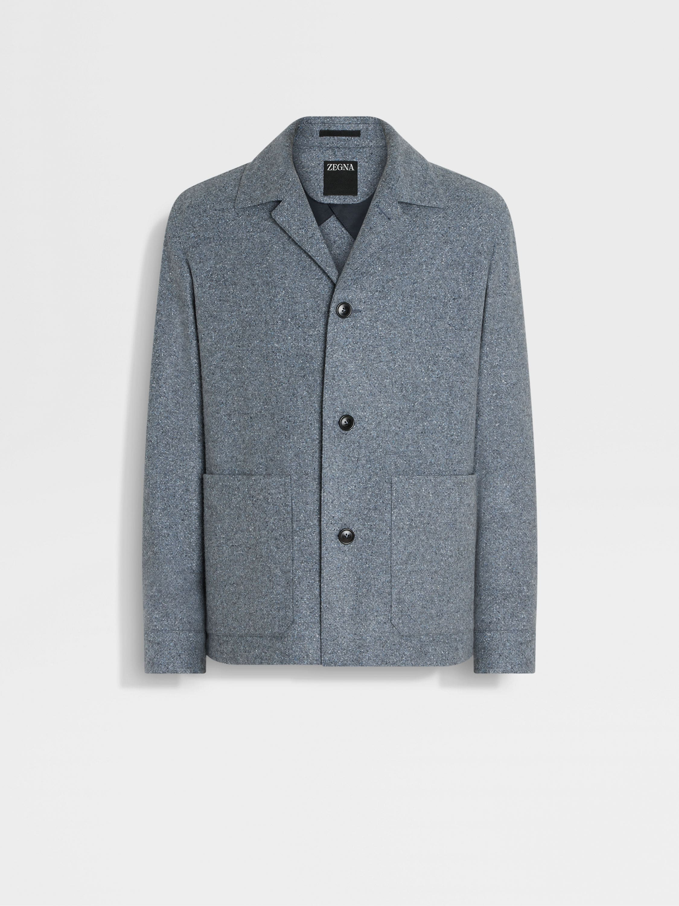 CASHMERE AND SILK ALPE CHORE JACKET - 1
