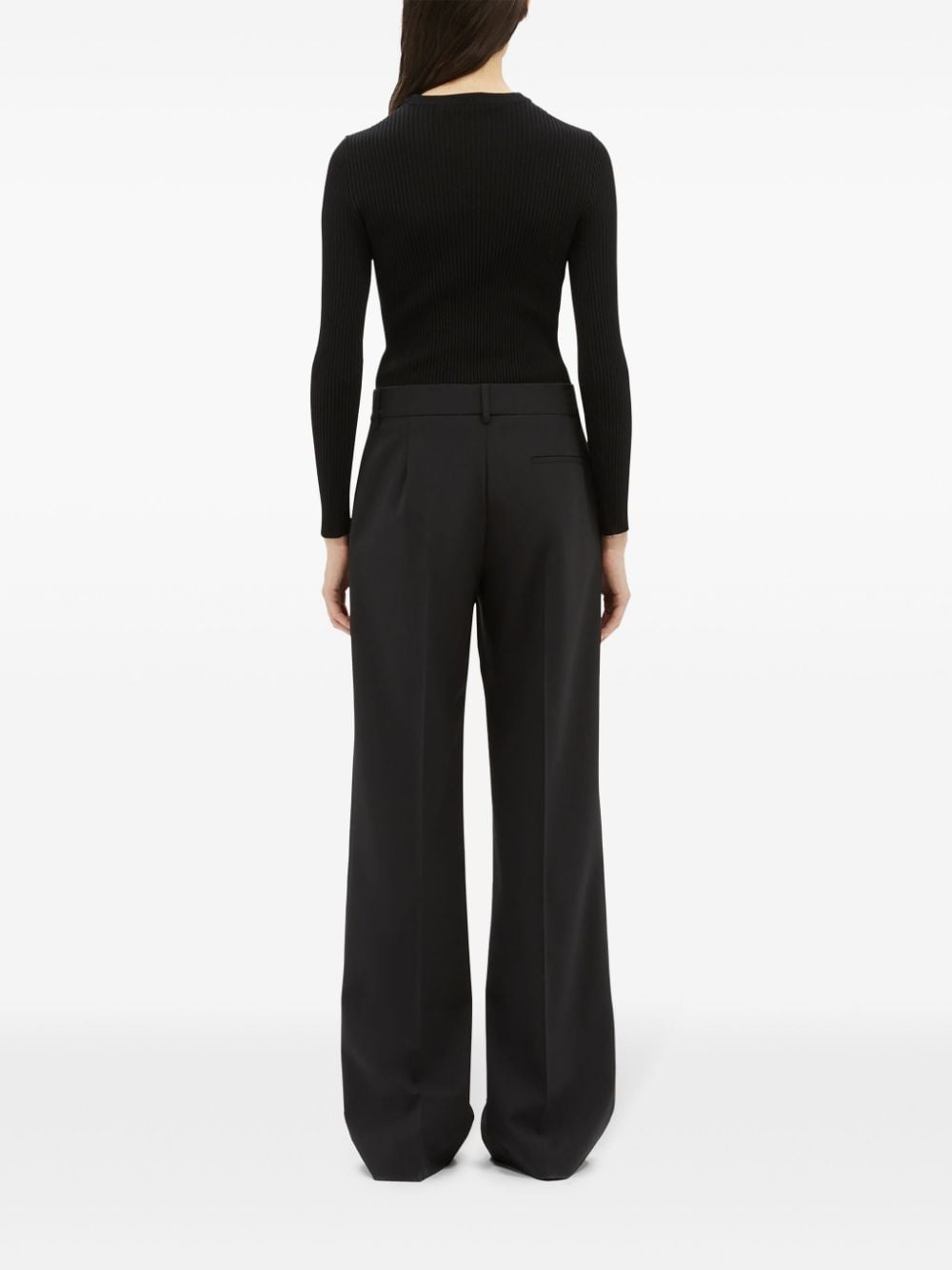 tailored cotton trousers - 4