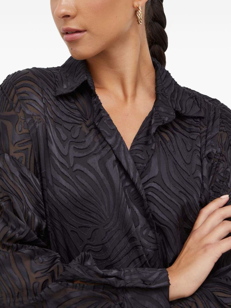 patterned wrap maxi dress 4