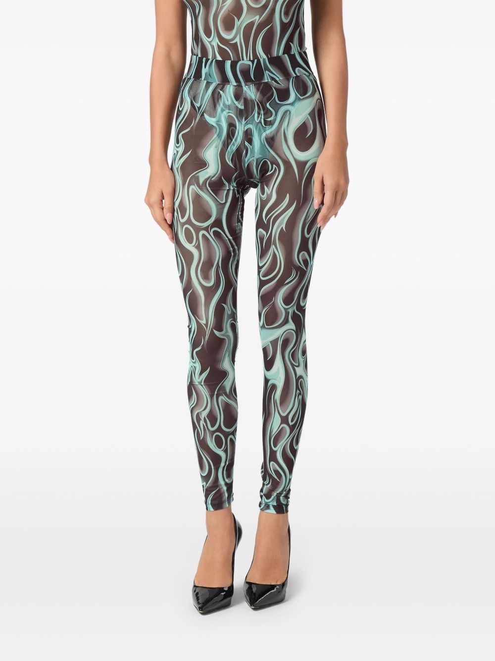 Flame leggings - 3