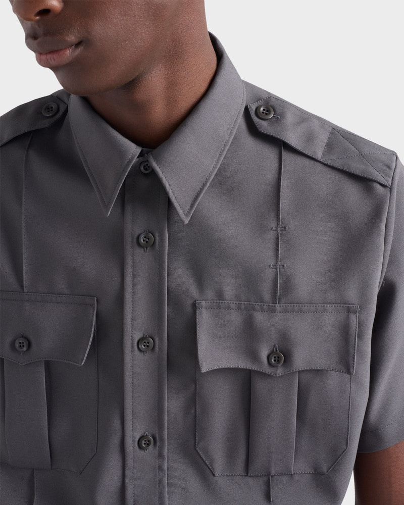 Short-sleeved technical fabric shirt 3