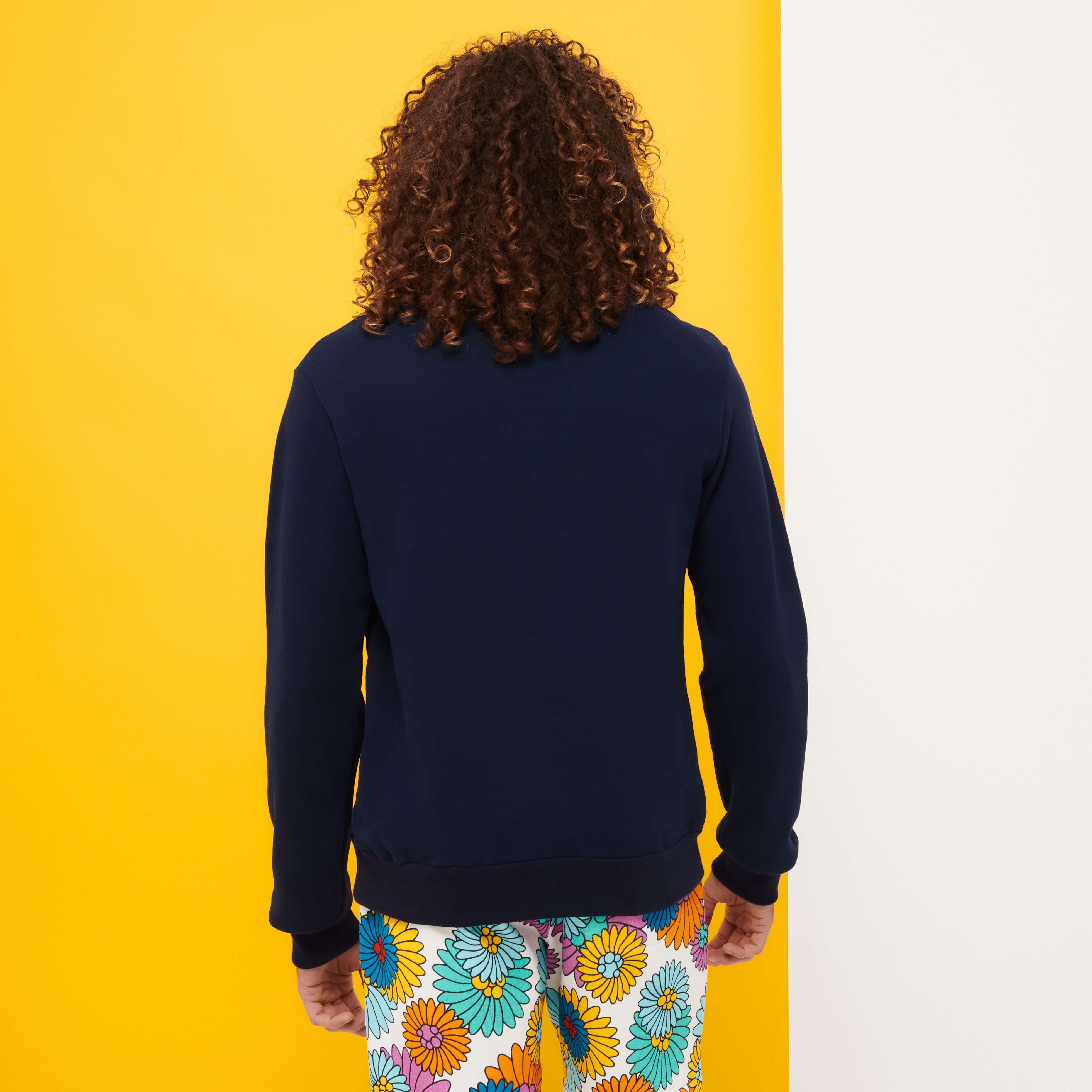 Men Cotton Sweatshirt Marguerites - 4