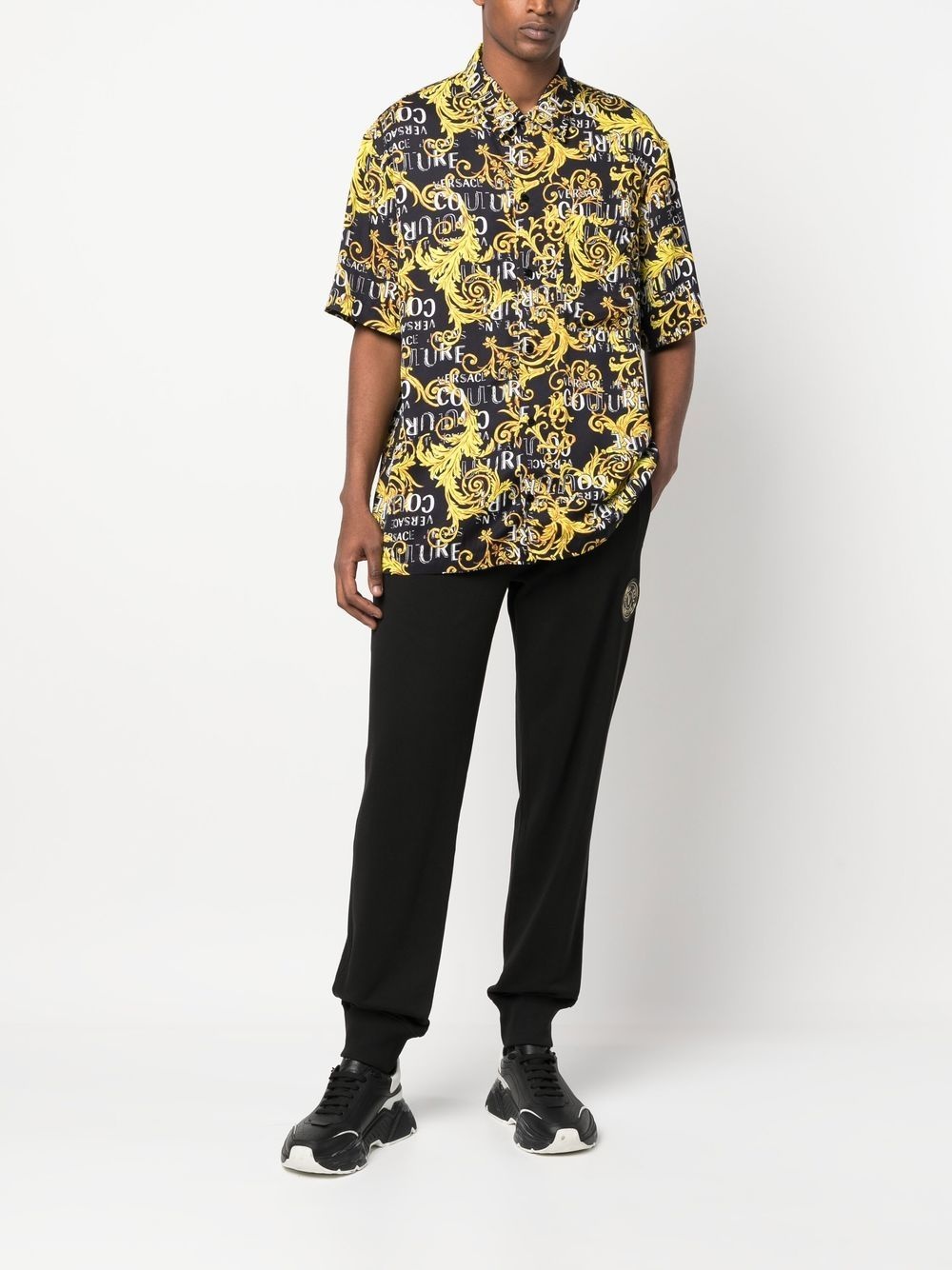 baroque-print short-sleeve shirt - 2