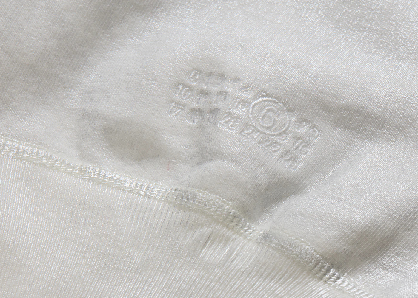 Supreme MM6 Maison Margiela Foil Box Logo Hooded Sweatshirt White - 4