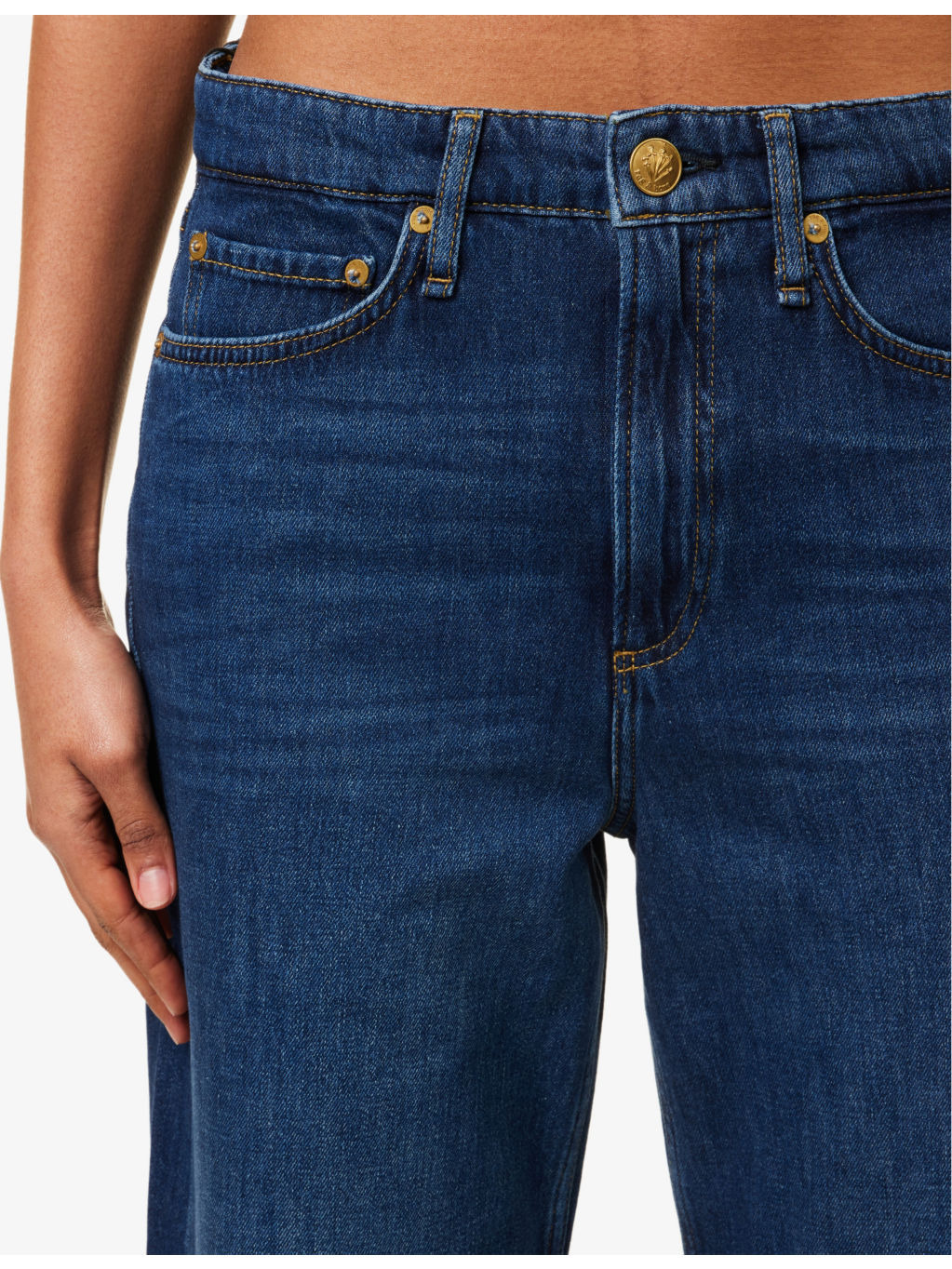 Logan wide-leg mid-rise denim jeans - 5