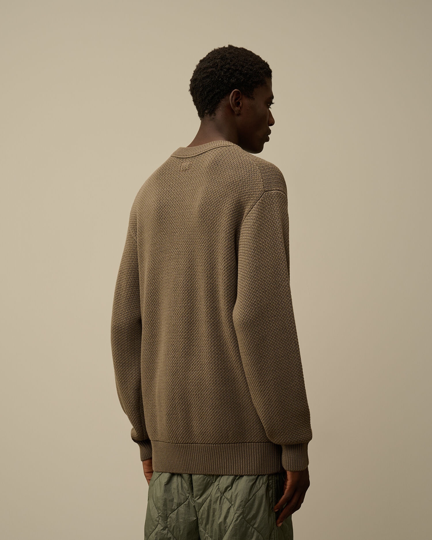Re-Wool Lens Crewneck Knit - 3