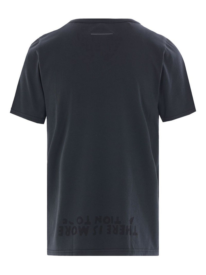 MM6 Maison Margiela text-print T-shirt outlook