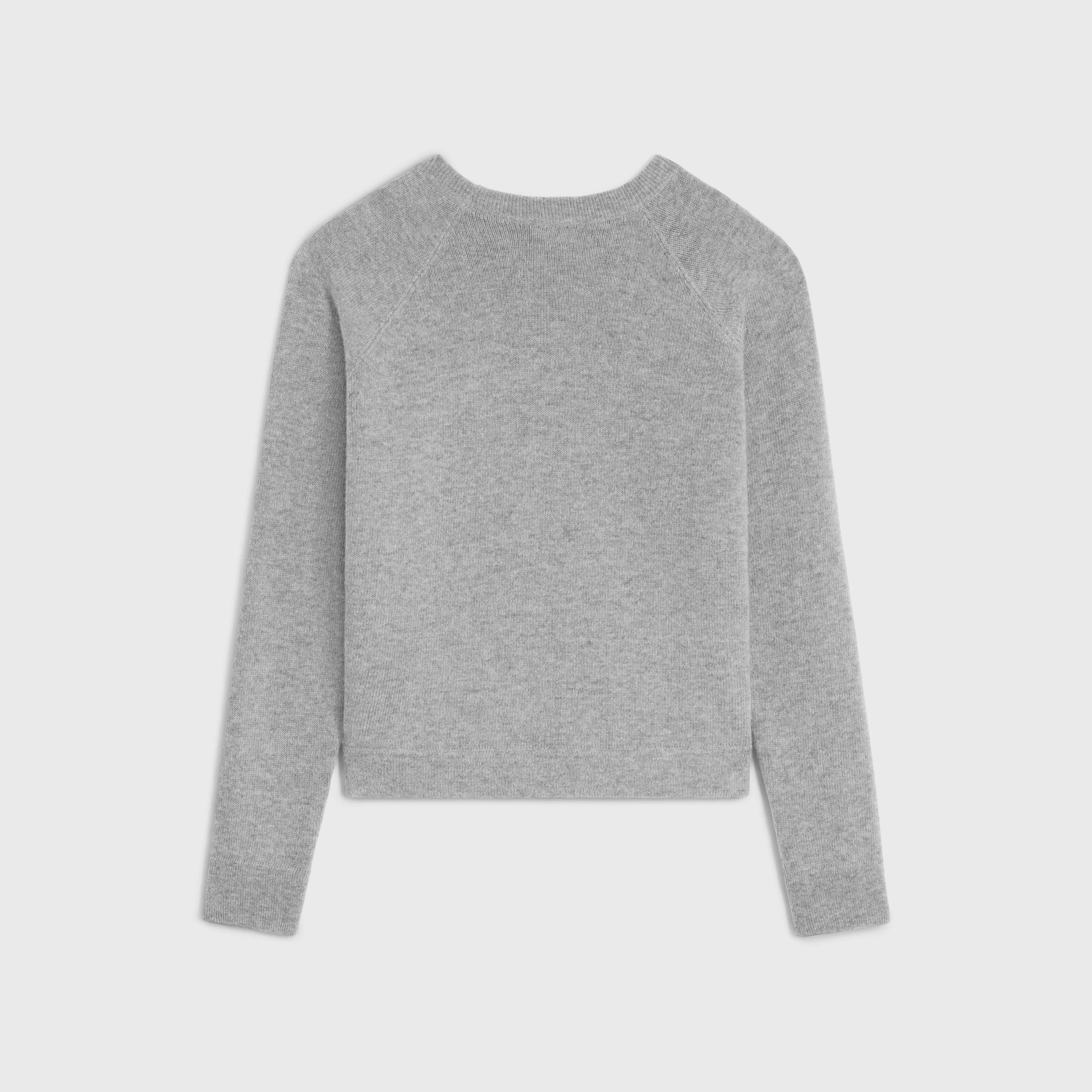 triomphe crew neck sweater in wool and cashmere - 2