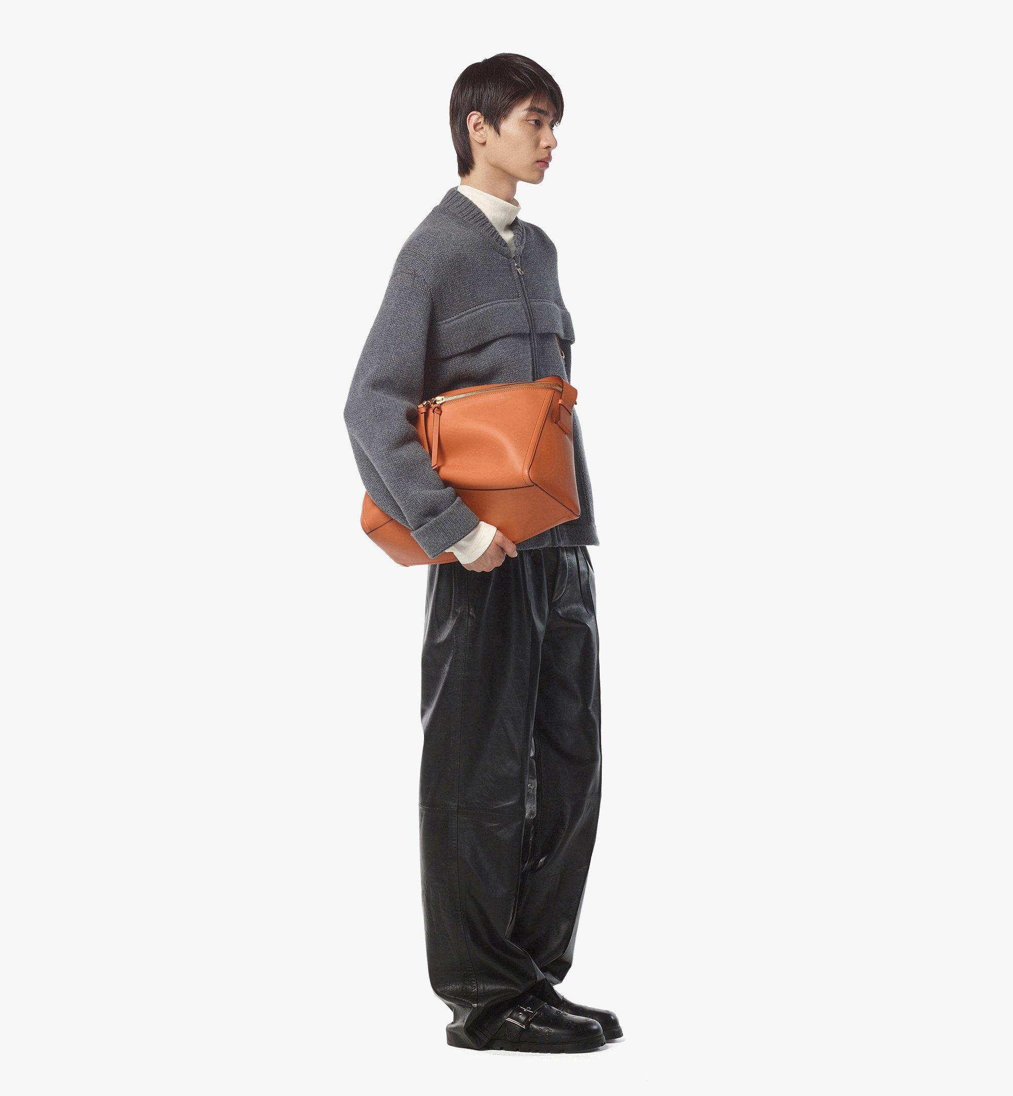 Diamond 3D Shoulder Bag in Calf Leather - 10